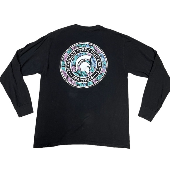 NWOT Michigan State University Oversized Long Sleeve Graphic Top Shirt (size L) - Picture 6 of 6